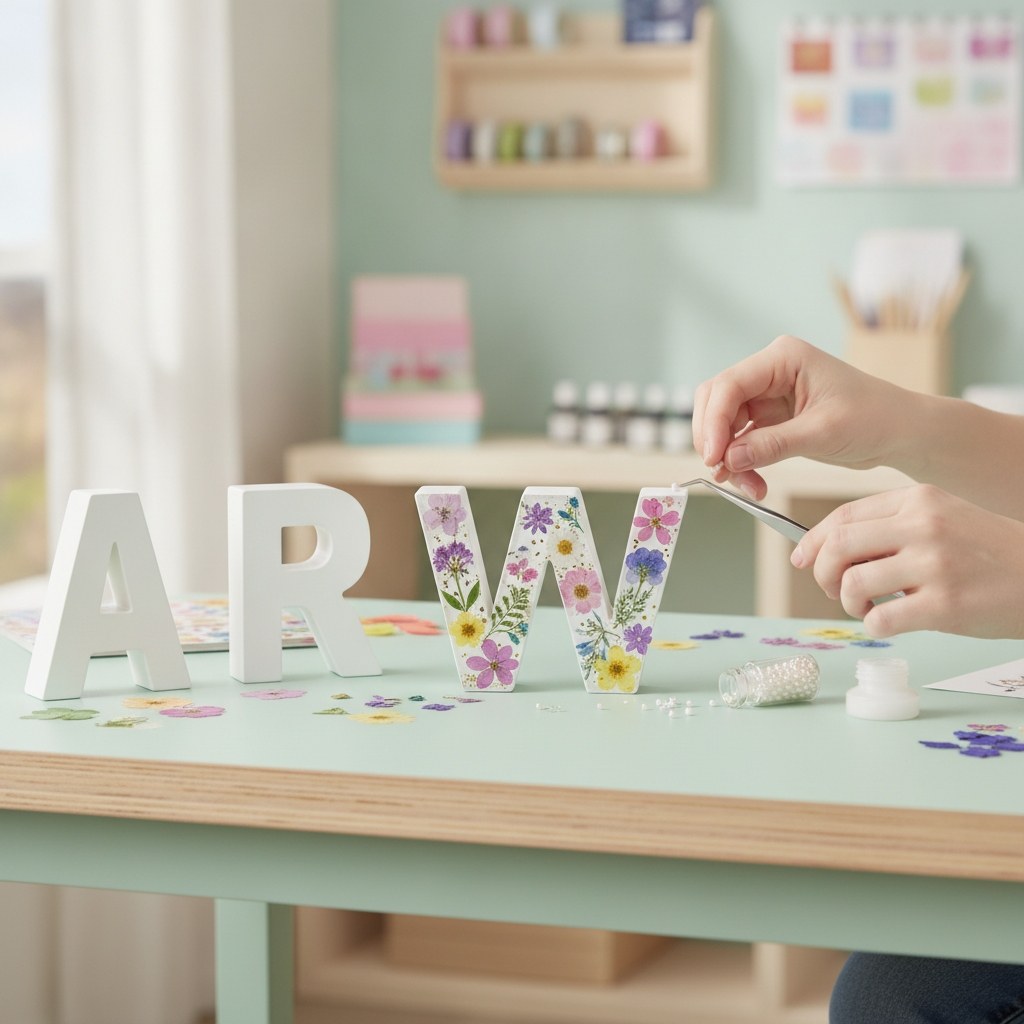 Papp-Buchstabe W 10x3,5cm FSC Mix - Kidis Art