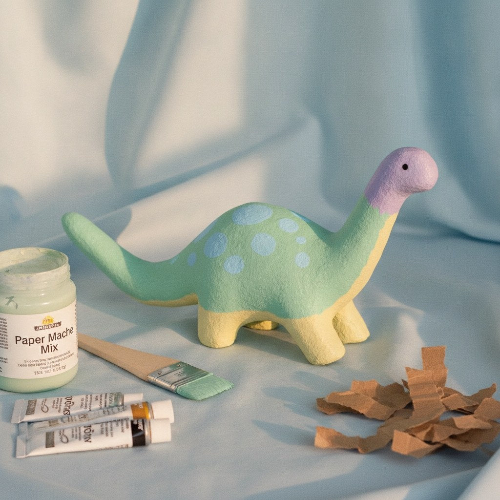 Papp-Figur Brontosaurus 29x16x8 cm - Kidis Art
