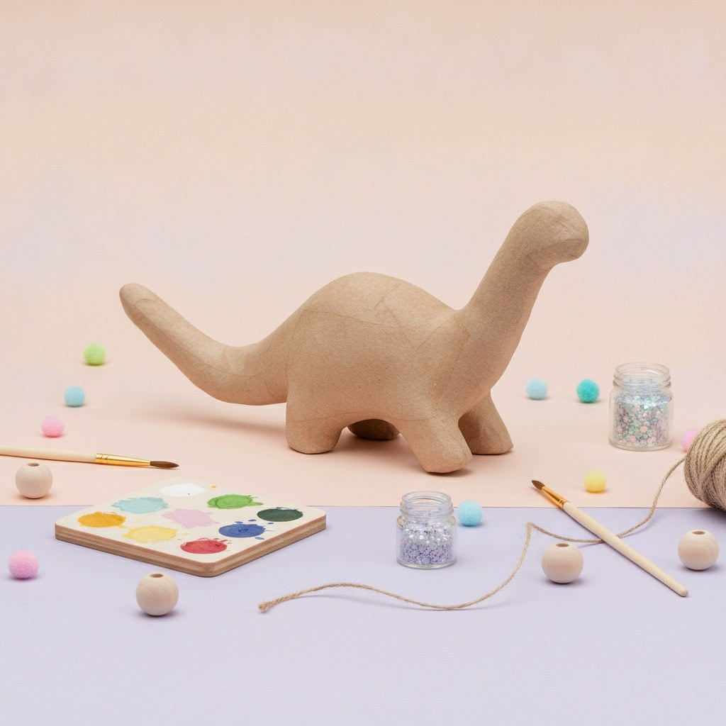Papp-Figur Brontosaurus 29x16x8 cm - Kidis Art