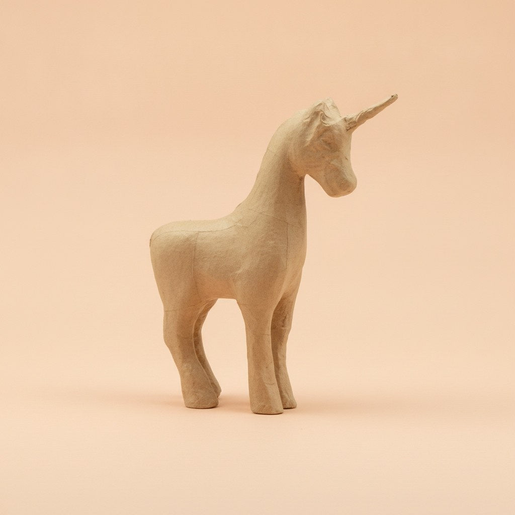 Papp-Figur Einhorn 16x6x21cm - Kidis Art
