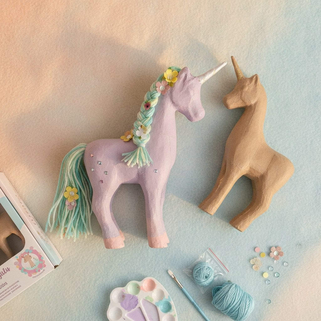 Papp-Figur Einhorn 16x6x21cm - Kidis Art