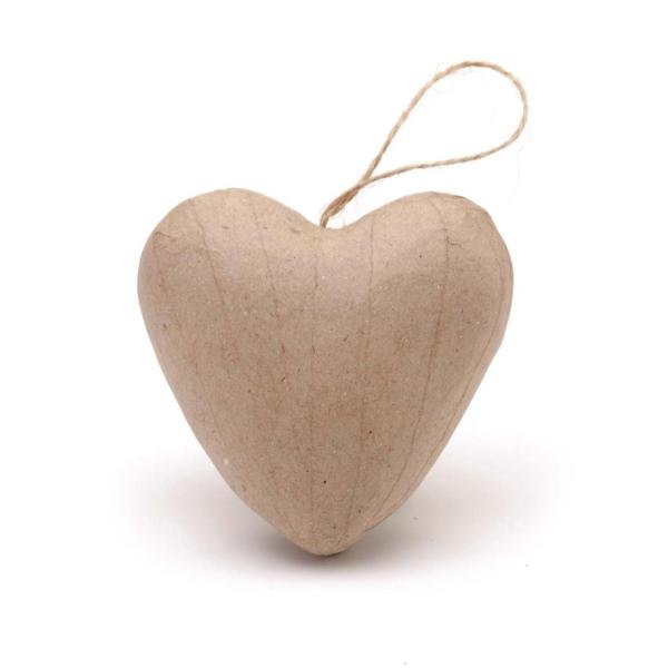 Papp-Figur Herz 8x4 cm - Kidis Art