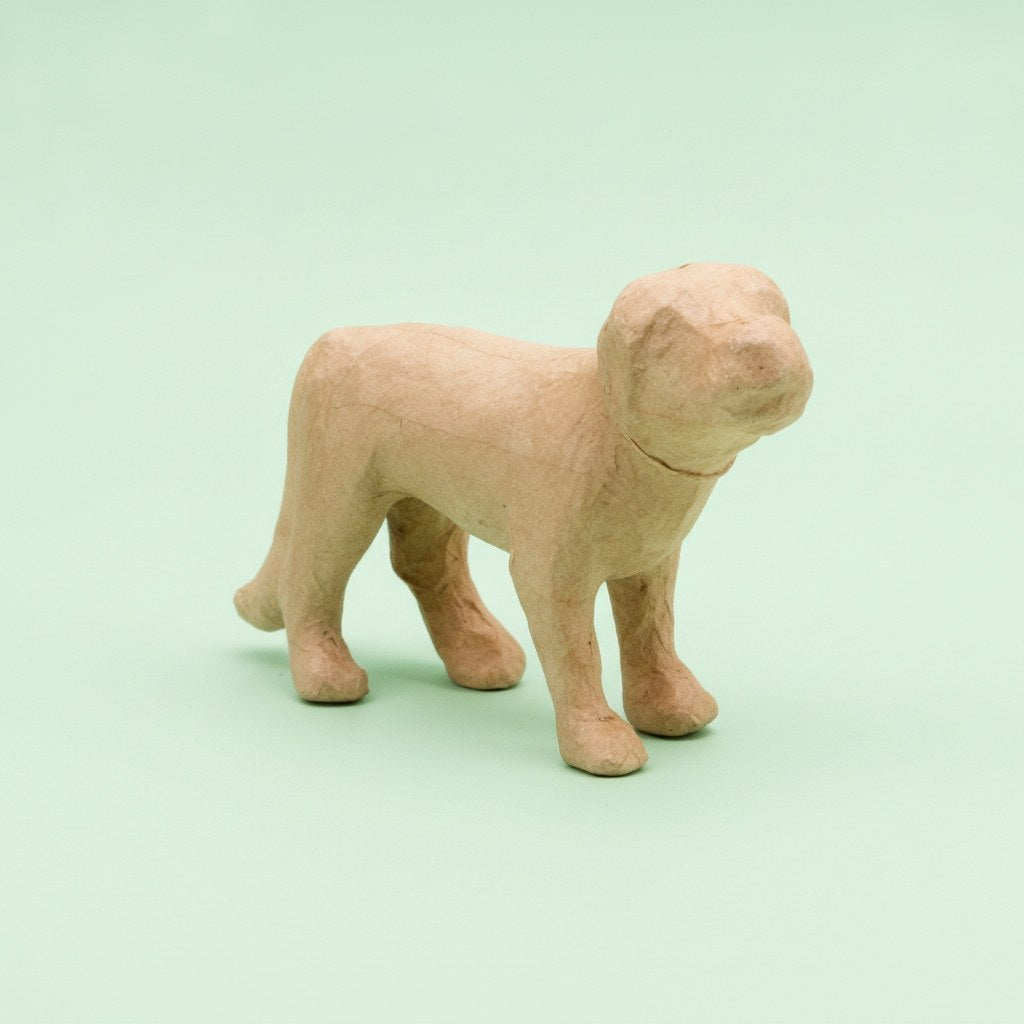 Papp-Figur Hund 15x13x18 cm - Kidis Art