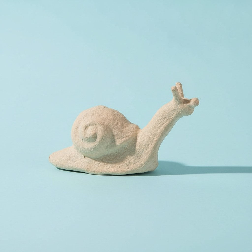Papp-Figur Schnecke - Kidis Art