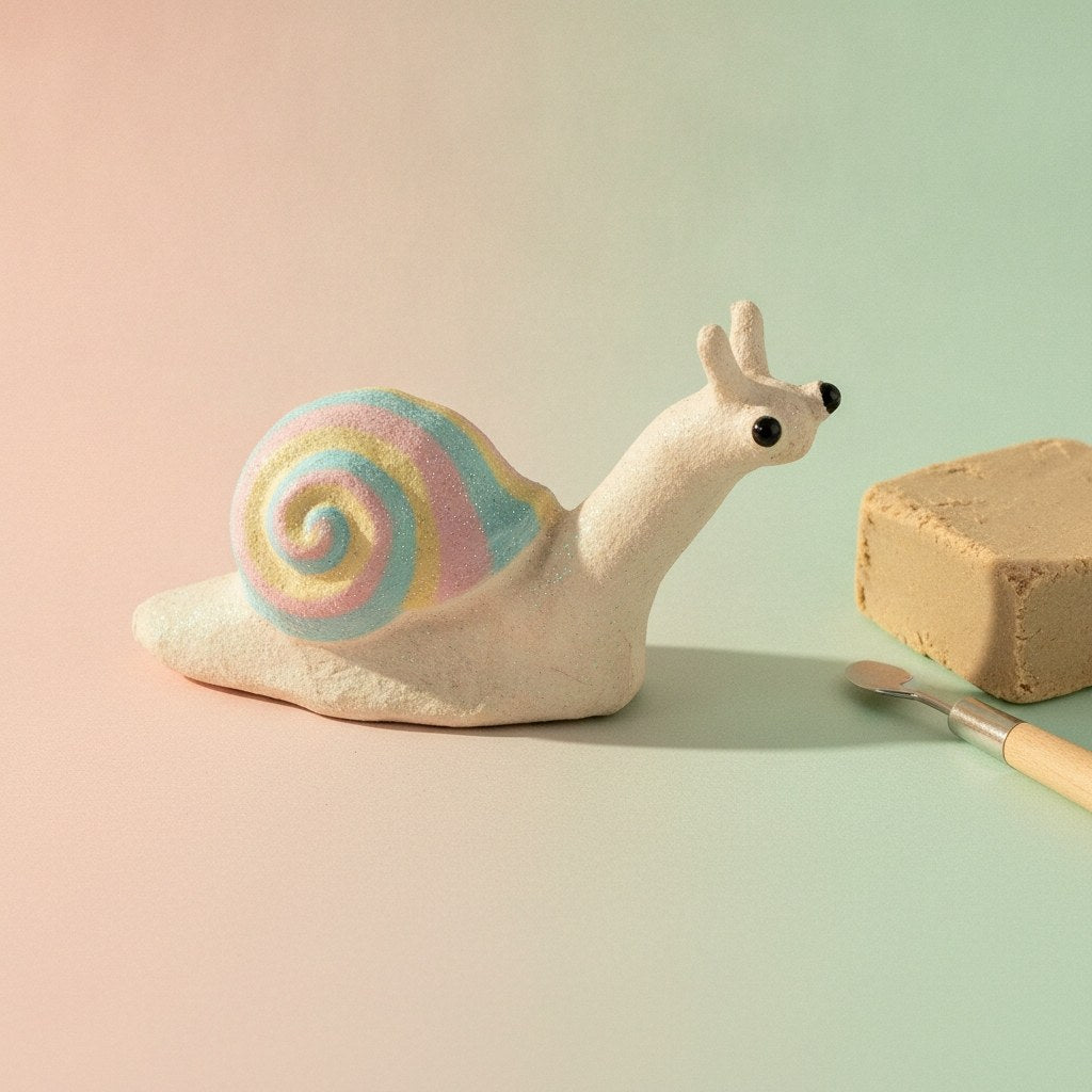 Papp-Figur Schnecke - Kidis Art
