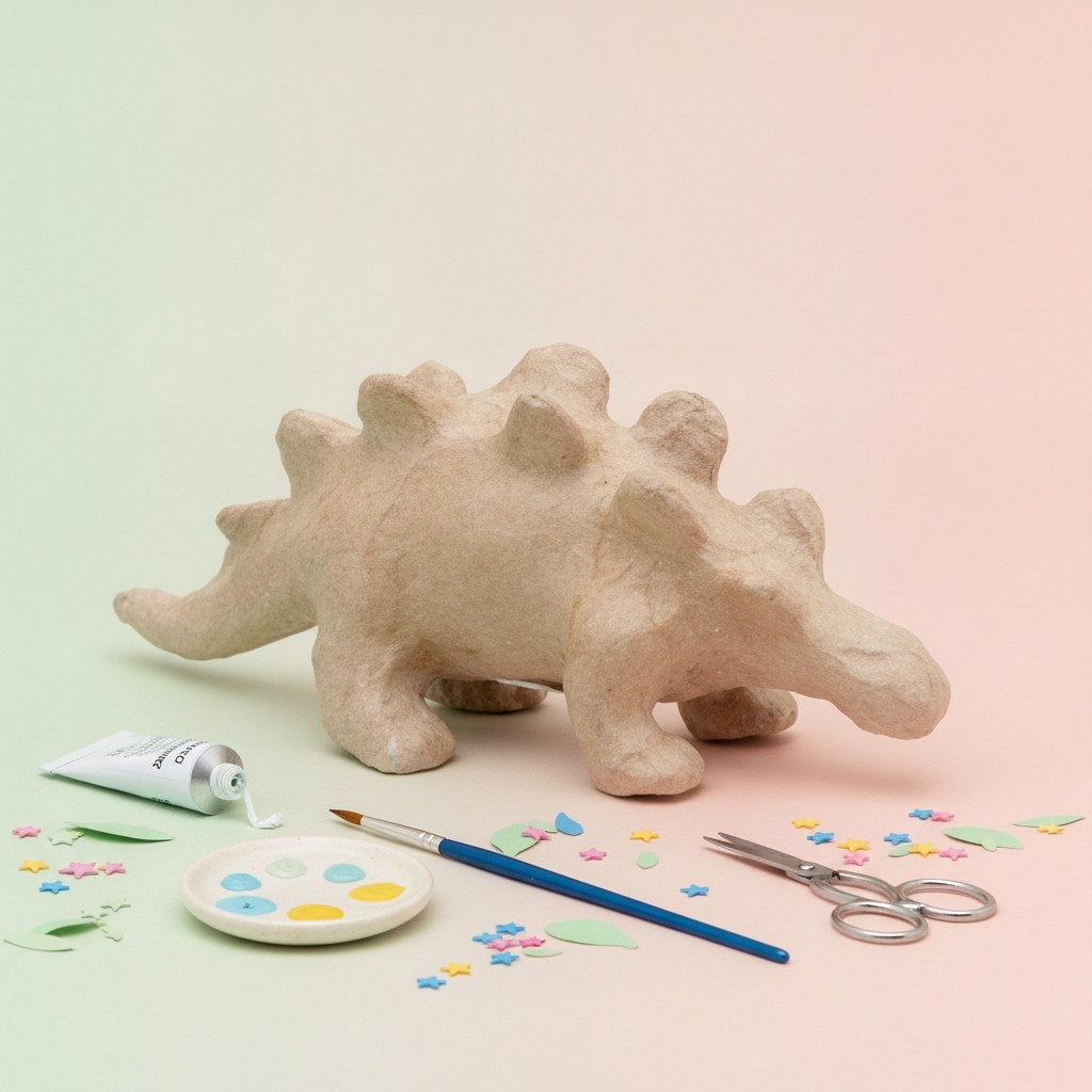 Papp-Figur Stegosaurus 18x8x6 cm - Kidis Art