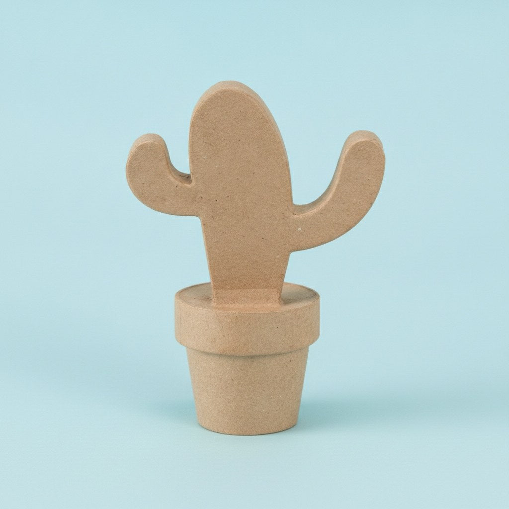 Papp-Kaktus 13,7x19x8cm