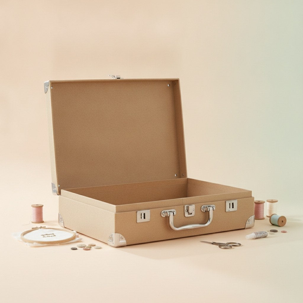 Papp-Koffer 35,5x25x10cm
