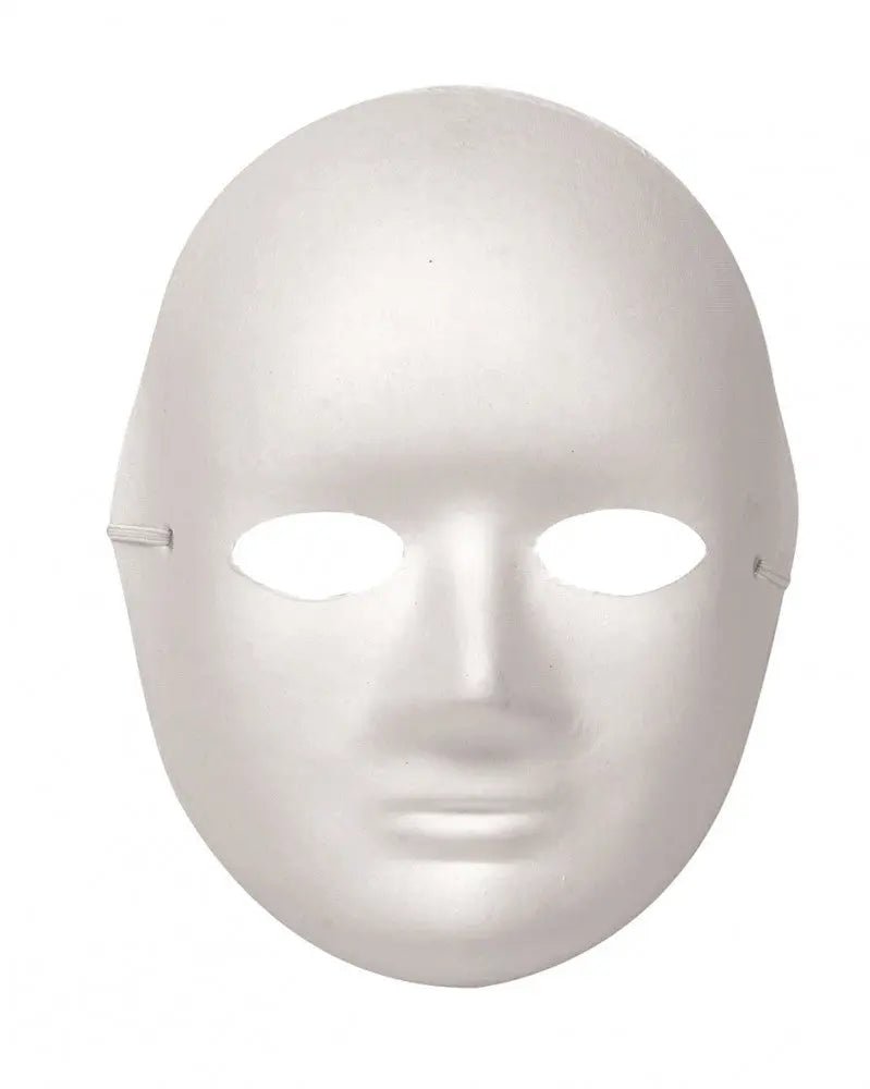 Papp - Maske Frau 17x20,5cm 1St - Kidis Art