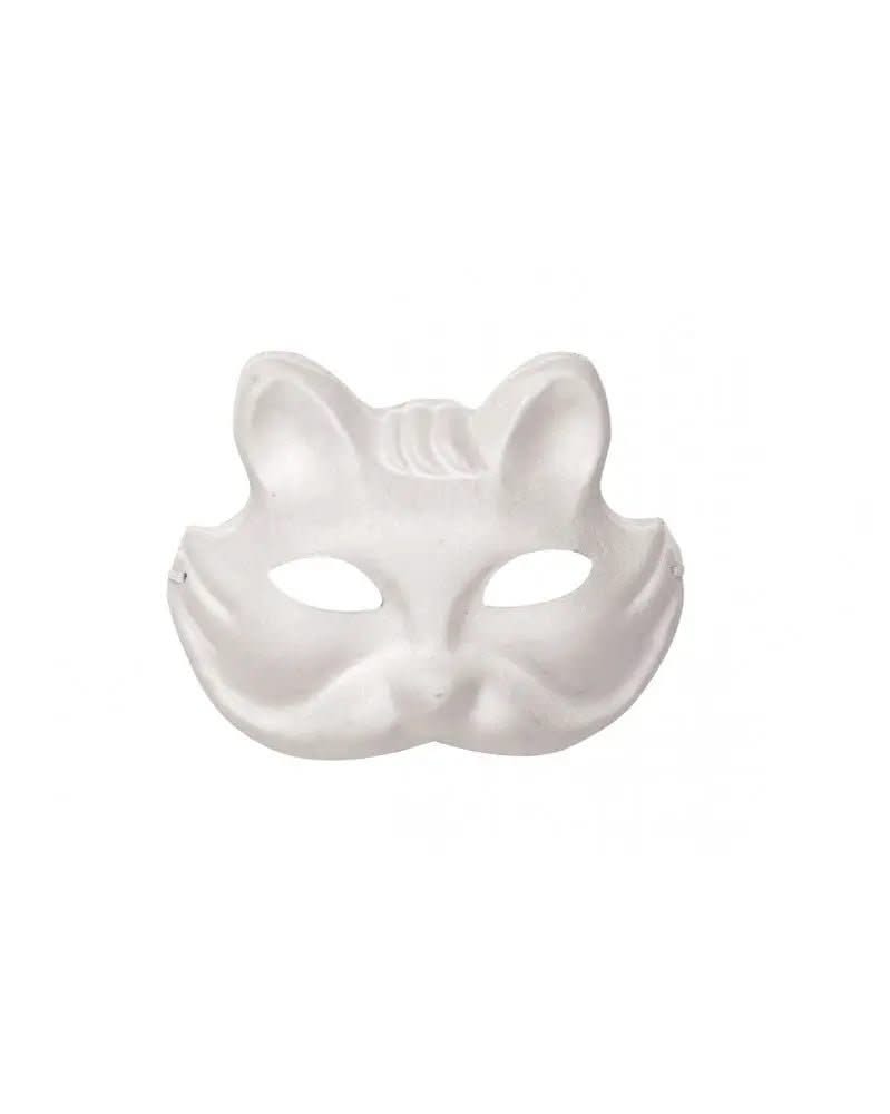 Papp-Maske Katze 22x17cm 1St - Kidis Art