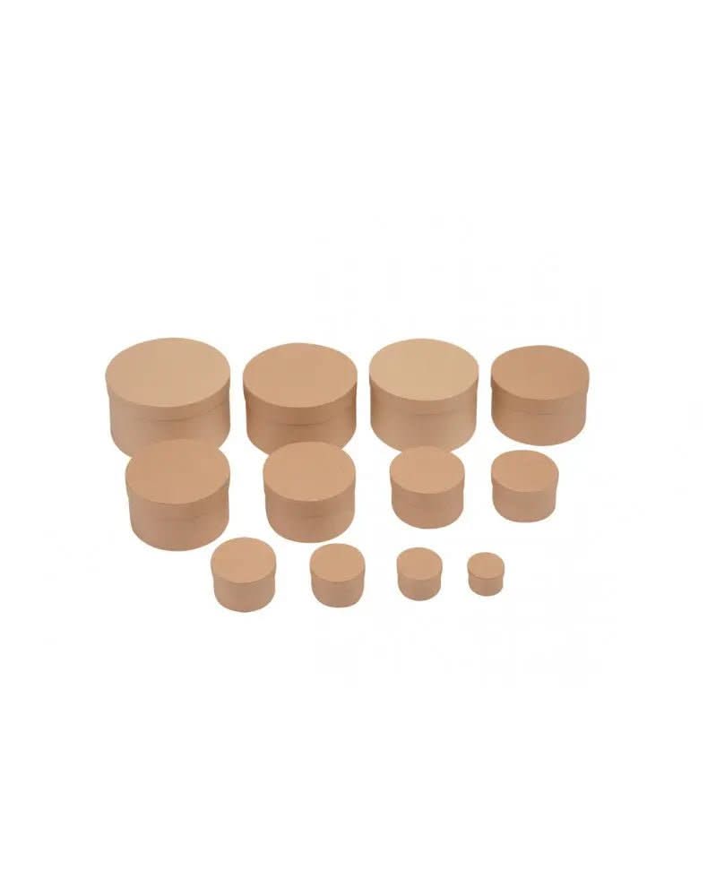 Pappdosen-Set 12-tl. 40-150mm - Kidis Art
