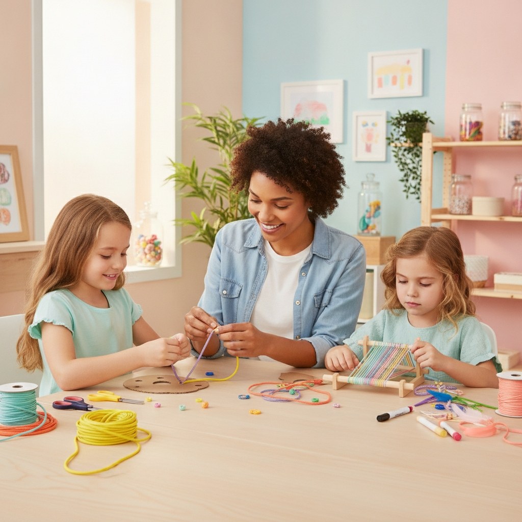 Paracord 2x4mm, 5m hellgrün - Kidis Art