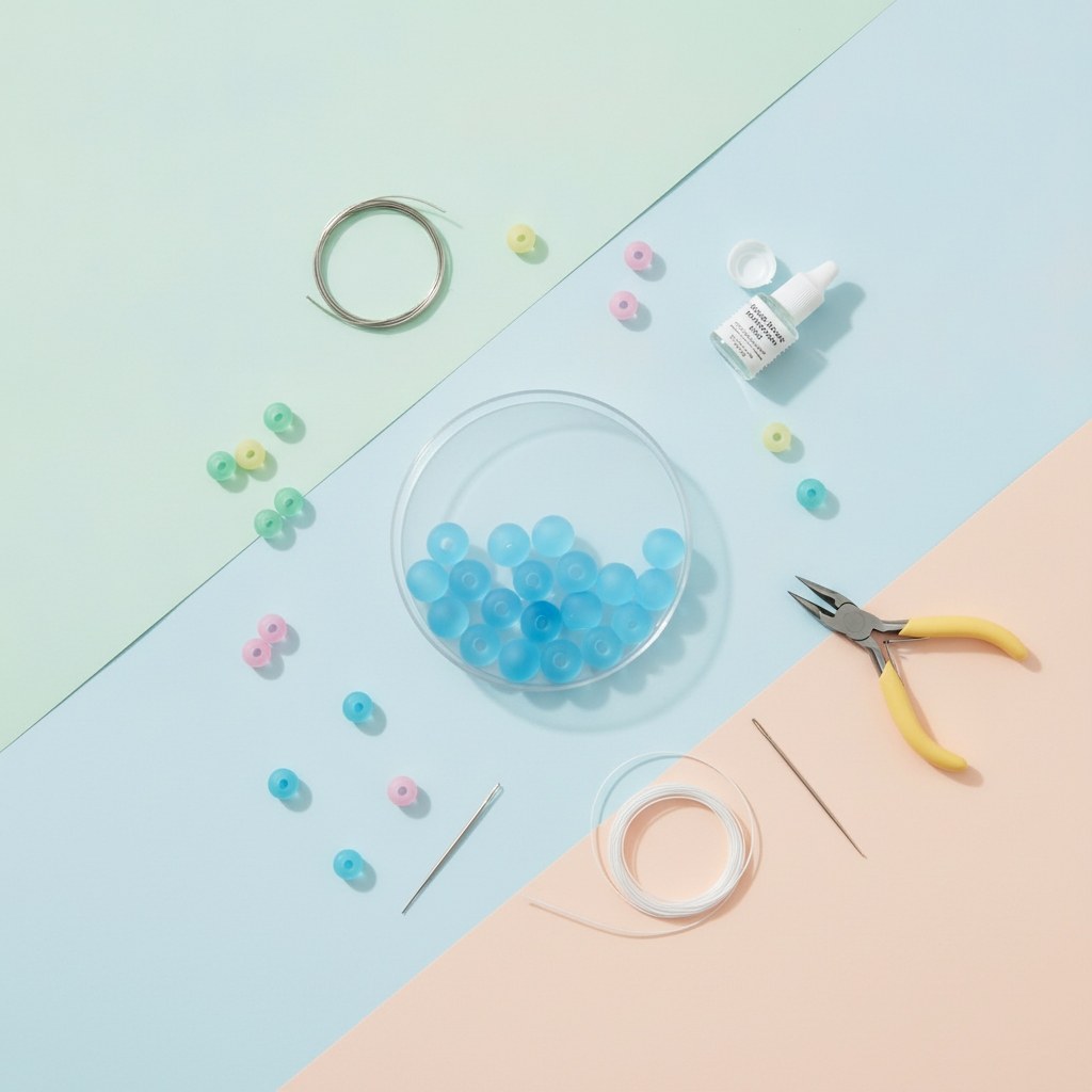 Perle 6mm Polaris matt 20St aqua - Kidis Art