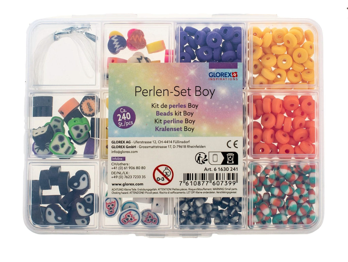 Perlen-Set Boy ca.240St./pcs - Kidis Art