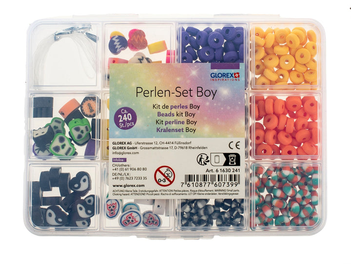 Perlen - Set Boy ca.240St./pcs - Kidis Art