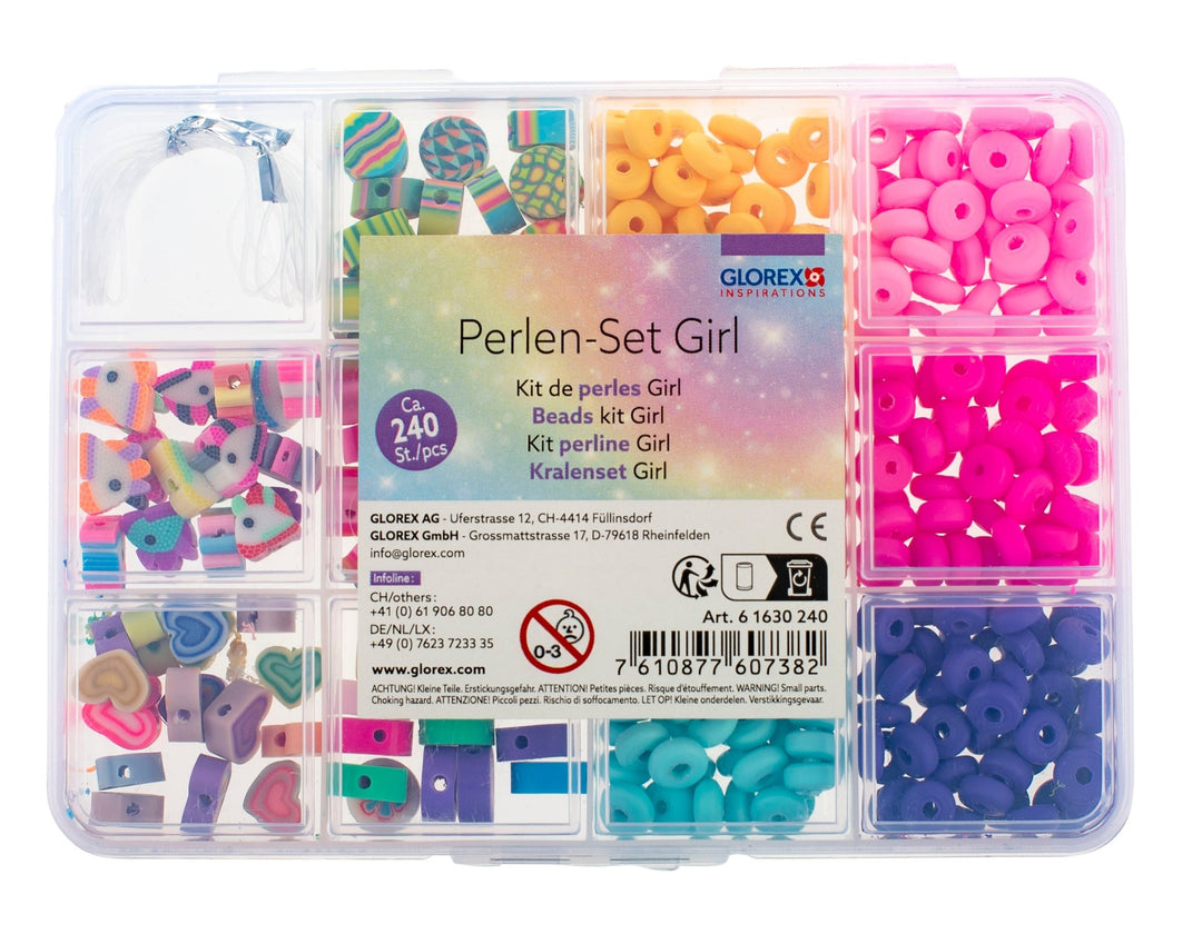 Perlen - Set Girl ca.240St./pcs - Kidis Art