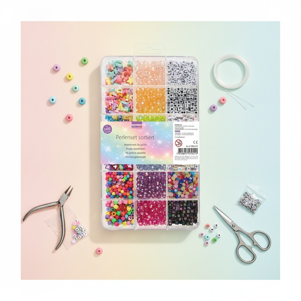 Perlenset 2, sortiert - Kidis Art