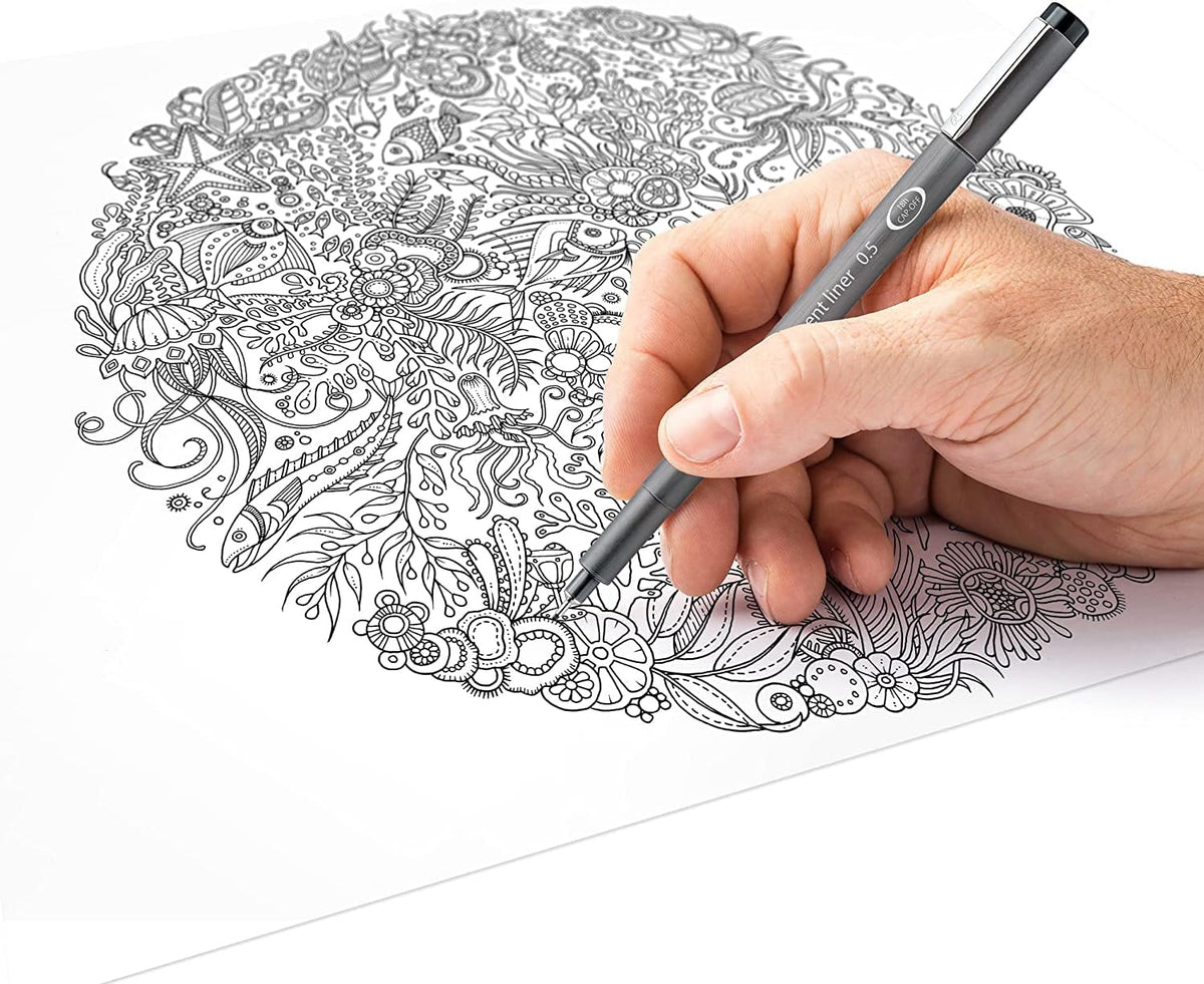 pigment liner 308 schwarz, 3er Box - Kidis Art