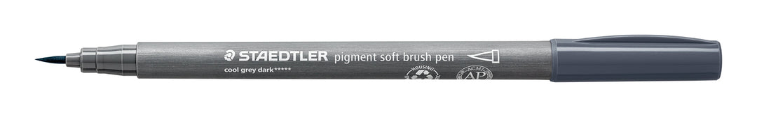 pigment soft brush 372 kaltgrau dunkel - Kidis Art