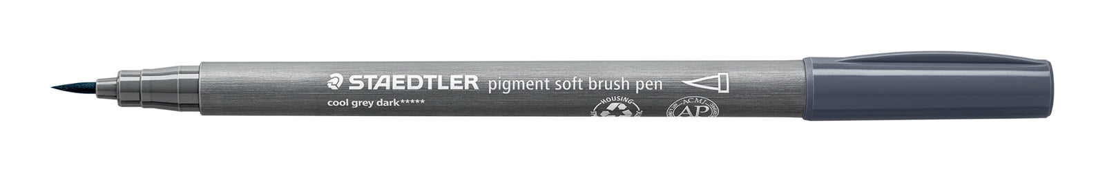 pigment soft brush 372 kaltgrau dunkel - Kidis Art