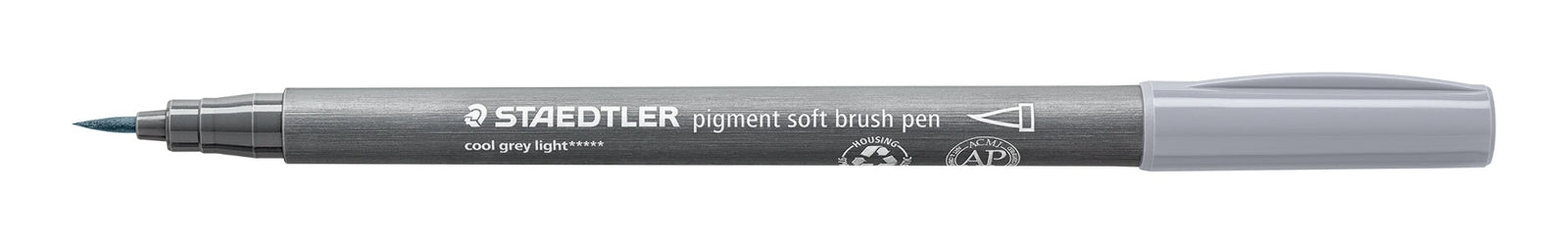 pigment soft brush 372 kaltgrau hell - Kidis Art