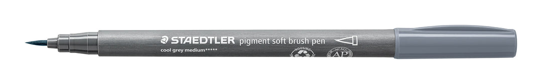 pigment soft brush 372 kaltgrau medium - Kidis Art
