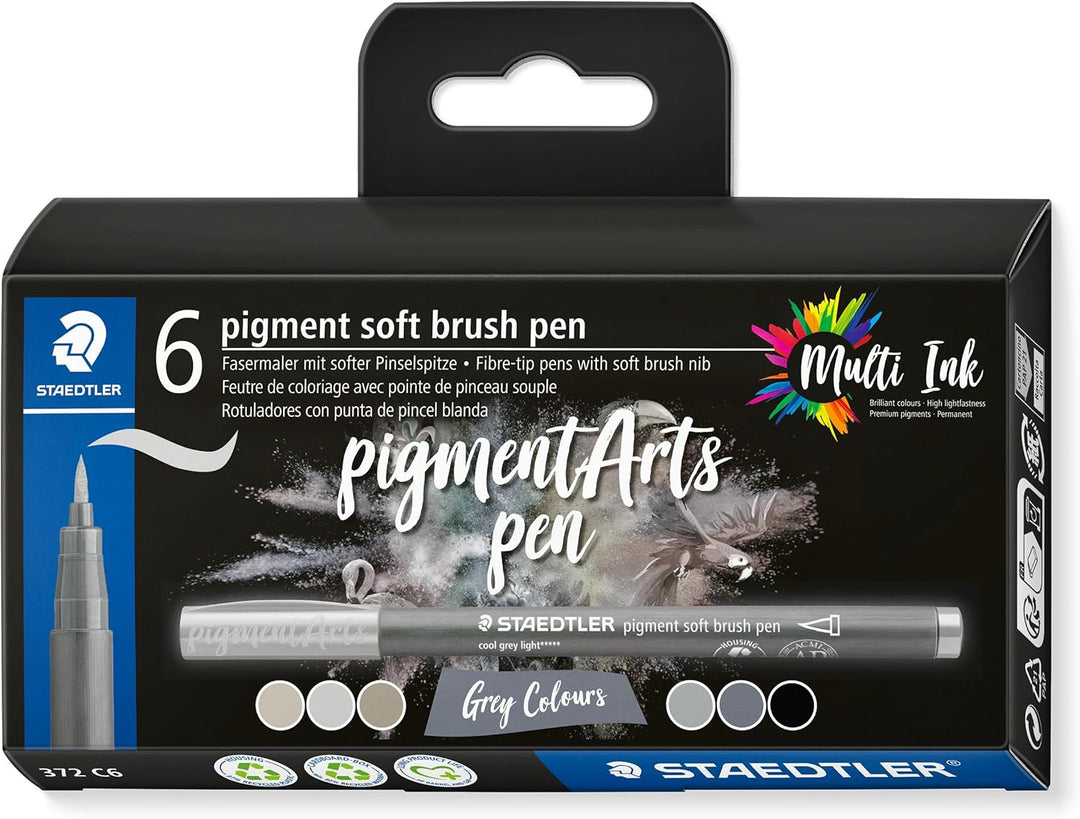 pigment soft brush 372 multi-color - Kidis Art