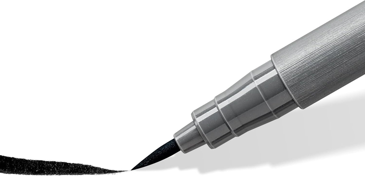 pigment soft brush 372 warmgrau medium - Kidis Art