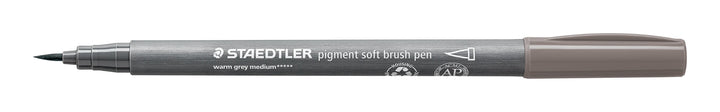 pigment soft brush 372 warmgrau medium - Kidis Art