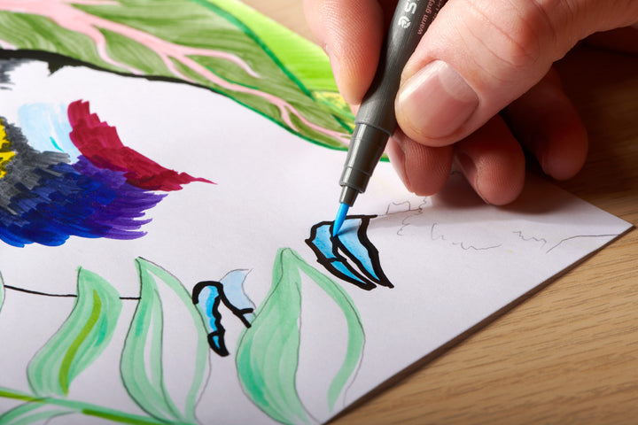 pigment brush 371 kaltgrau dunkel - Kidis Art