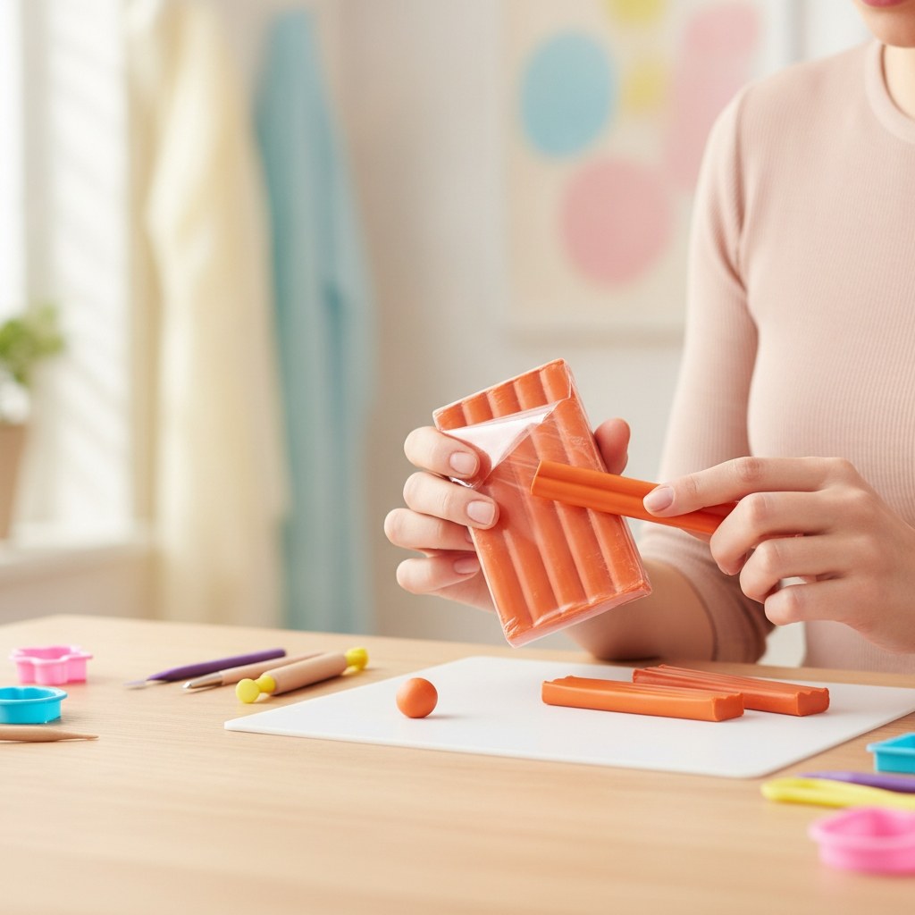 Plastilin 250g orange - Kidis Art