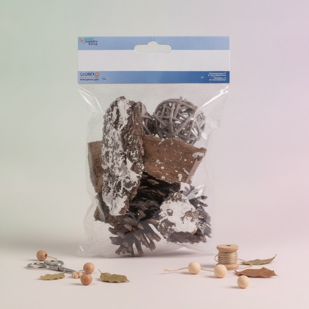 Potpourri Zapfen Rattankugel braun - Kidis Art