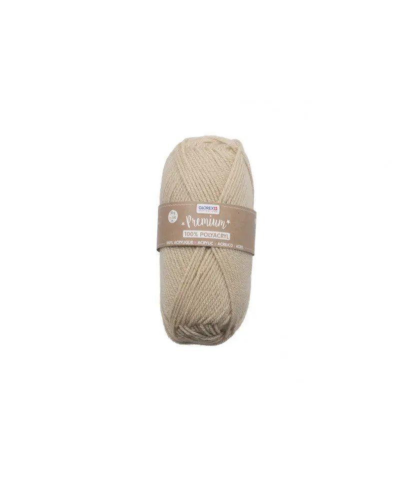 Premium 100% Acryl, 50g, beige - Kidis Art