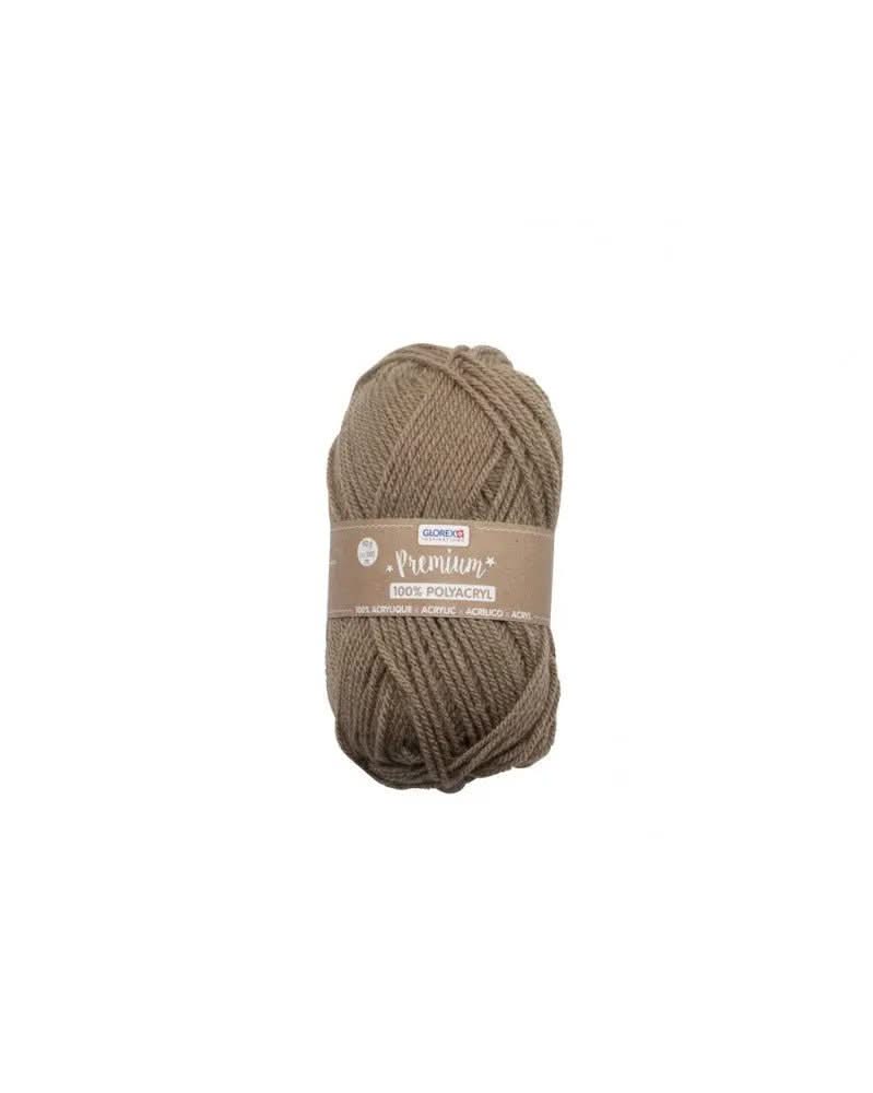 Premium 100% Acryl, 50g, braun - Kidis Art