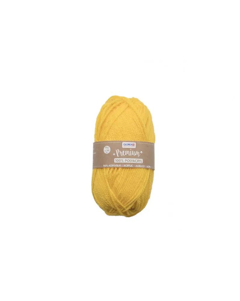 Premium 100% Acryl, 50g, gelb - Kidis Art