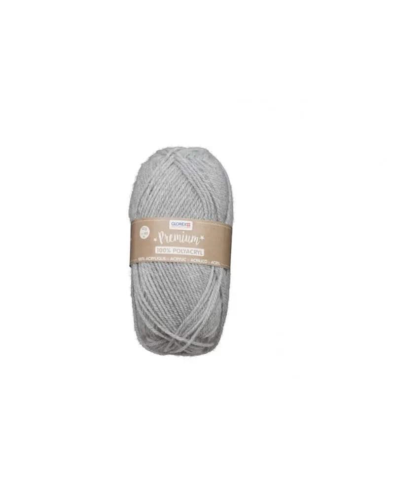 Premium 100% Acryl, 50g, grau - Kidis Art