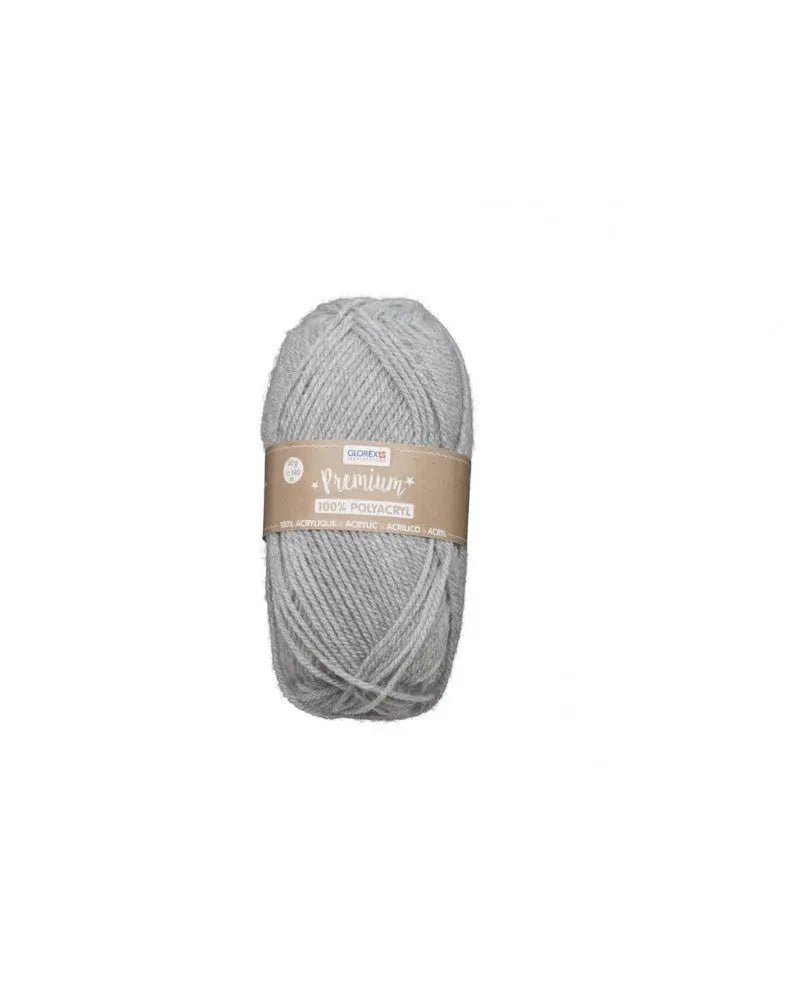 Premium 100% Acryl, 50g, grau - Kidis Art
