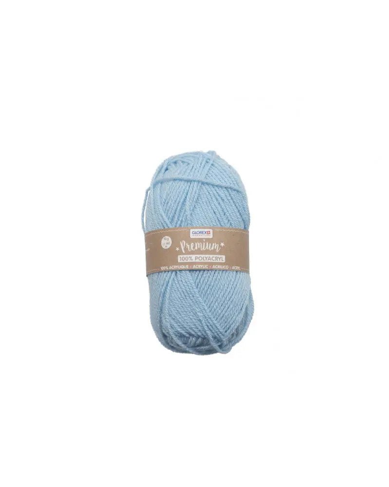 Premium 100% Acryl, 50g, hellblau - Kidis Art