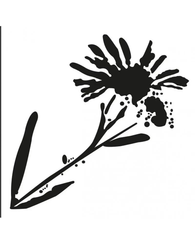 Reliefeinlage 1St Blume 50x50mm - Kidis Art
