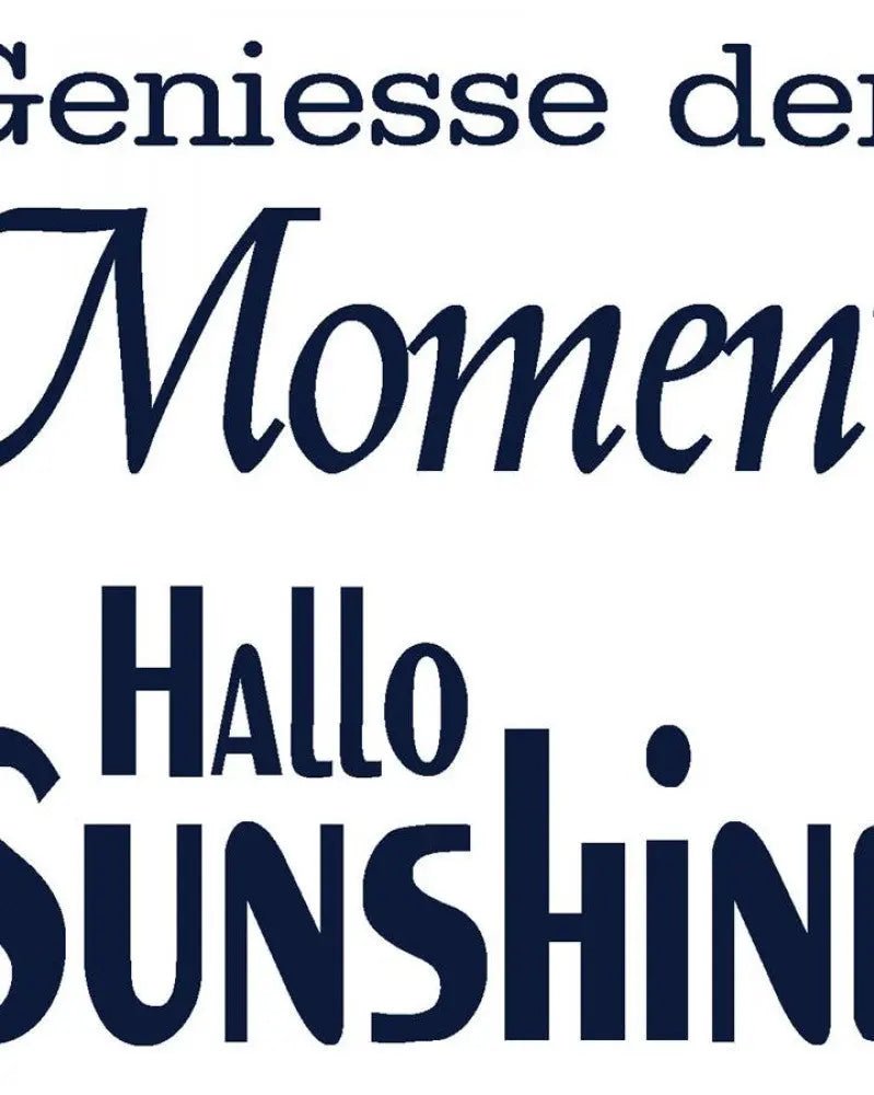 Reliefeinlage 1St Geniesse den Moment - Kidis Art