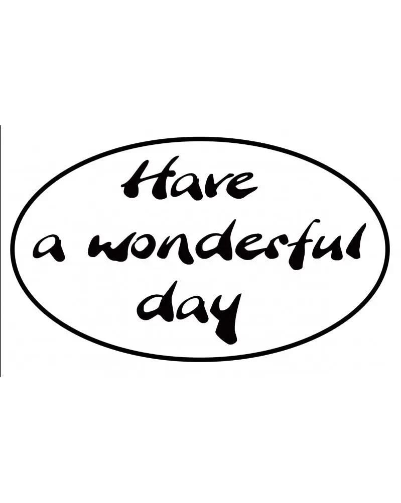 Reliefeinlage 1St Have a wonderful day - Kidis Art