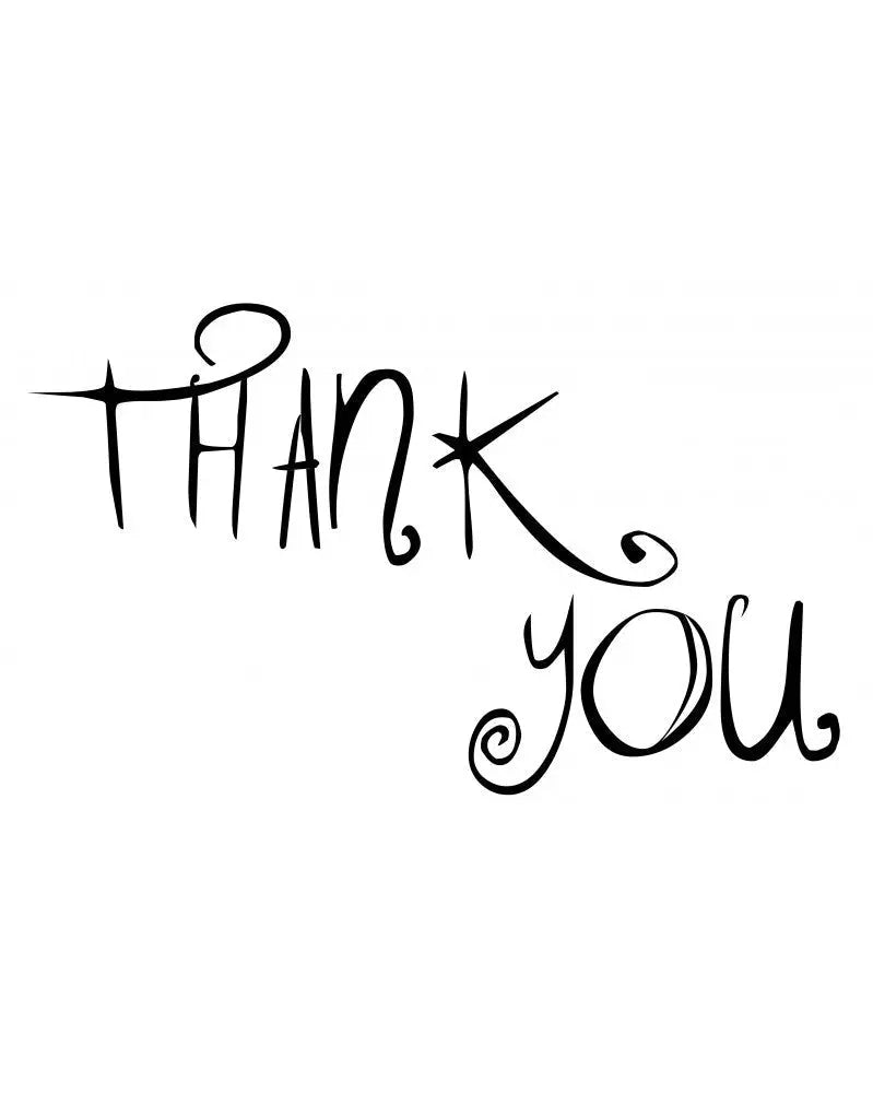 Reliefeinlage 2St Thank you / Danke - Kidis Art