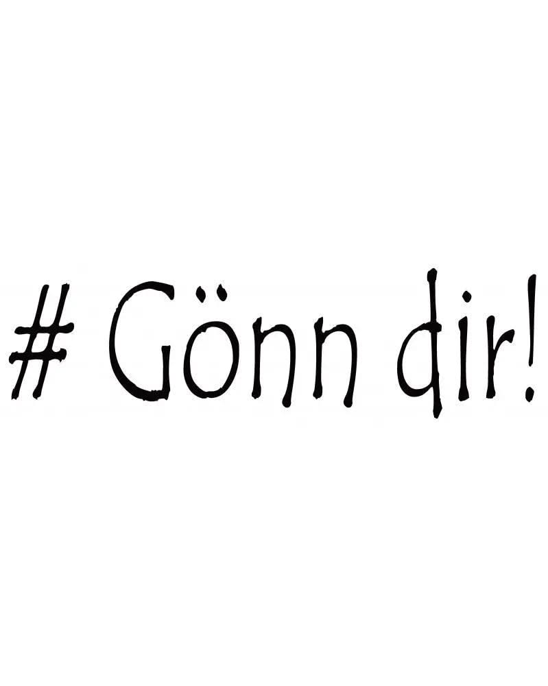 Reliefeinlage 3St Gönn dir - Kidis Art