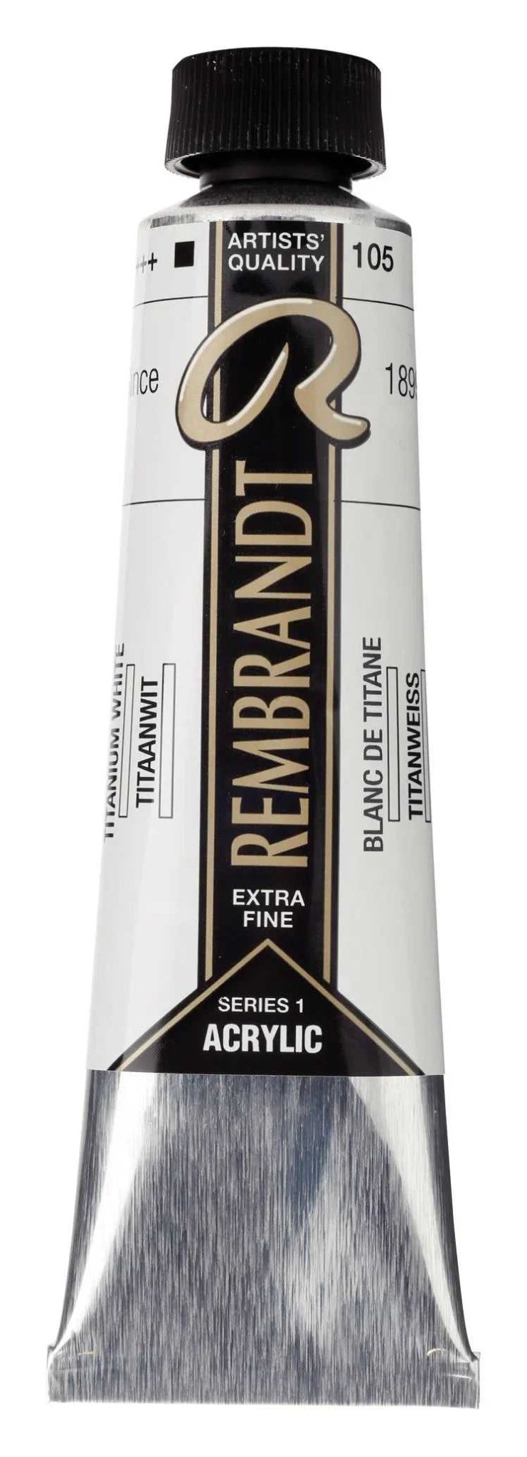 Rembrandt Acrylfarbe Tube 40 ml Titanweiß 105 - Kidis Art