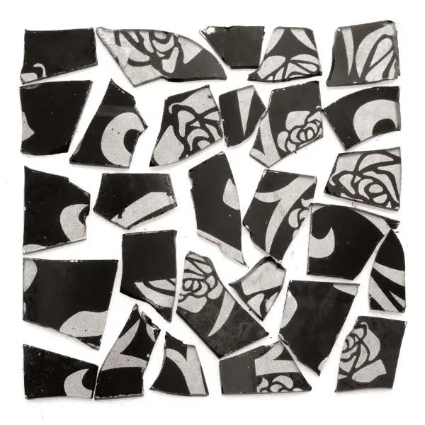 Retro - Mosaic 100g schwarz/silb - Kidis Art