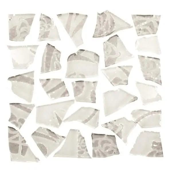 Retro-Mosaic 100g weiss/silber - Kidis Art