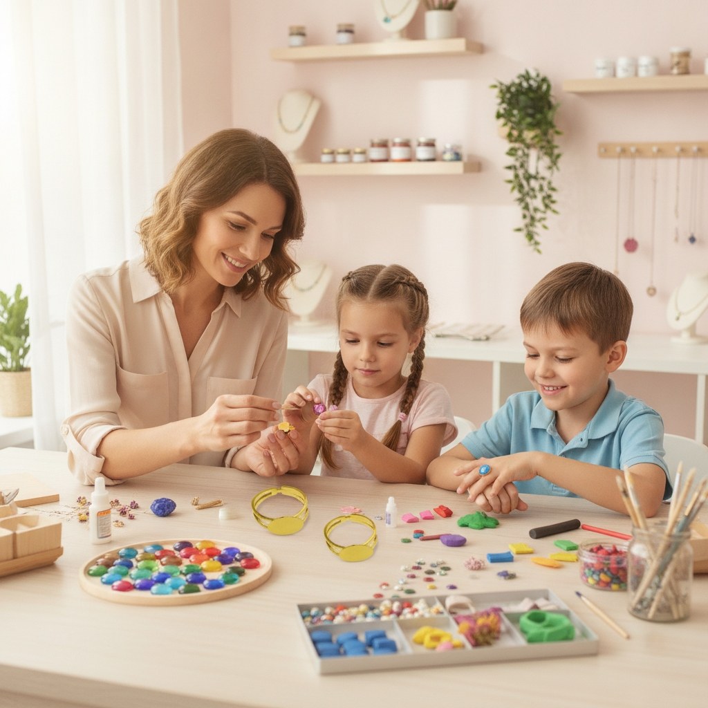Ringrohling offen, silberfarben - Kidis Art