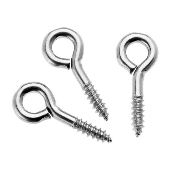 Ringschrauben 8x3mm 24St verzinkt, geschlossen - Kidis Art