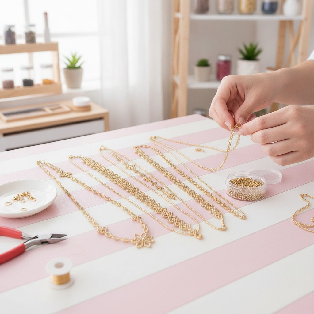 Rocailles 2,6mm met. goldbraun - Kidis Art