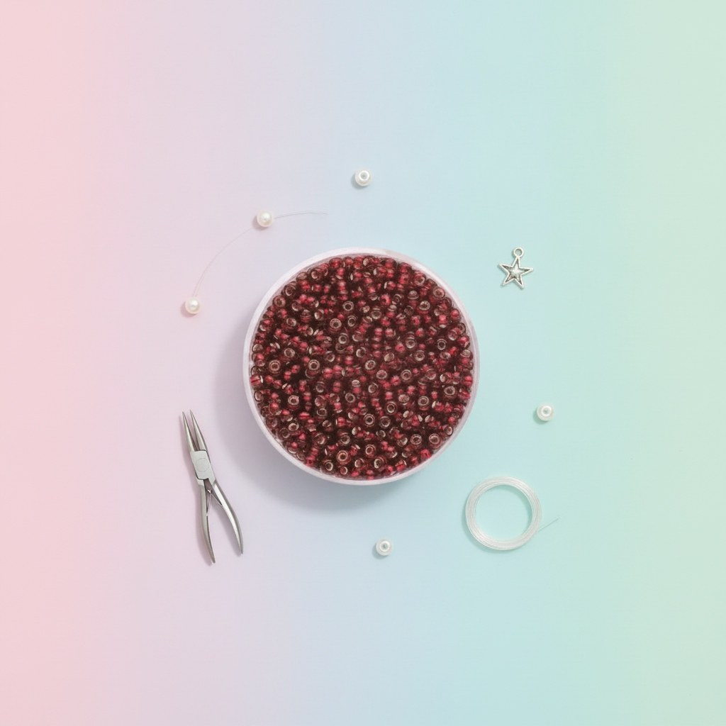 Rocailles 2,6mm Silbereinzug - Kidis Art